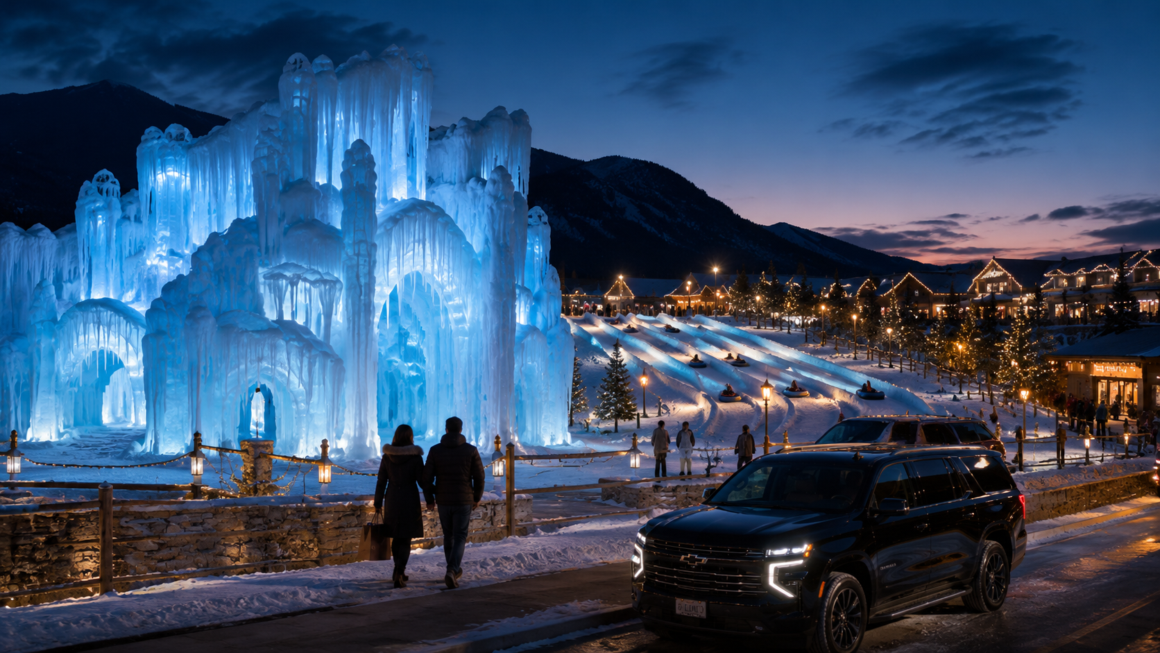 Ice Castles & Frisco Tubing